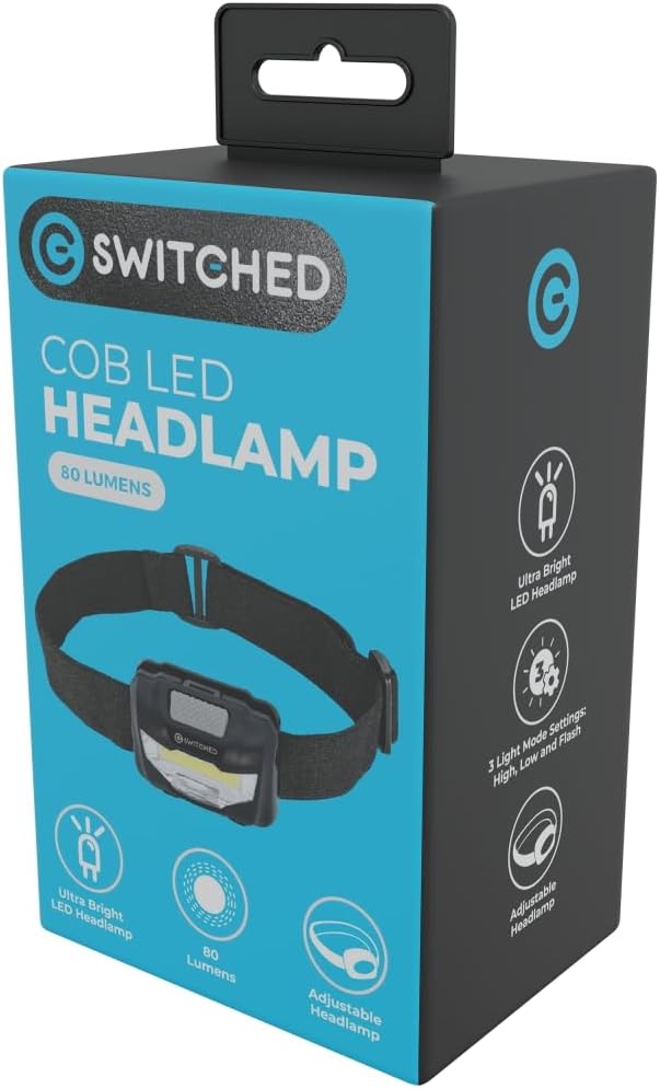 SWITCHED LED 80lm Headlamp